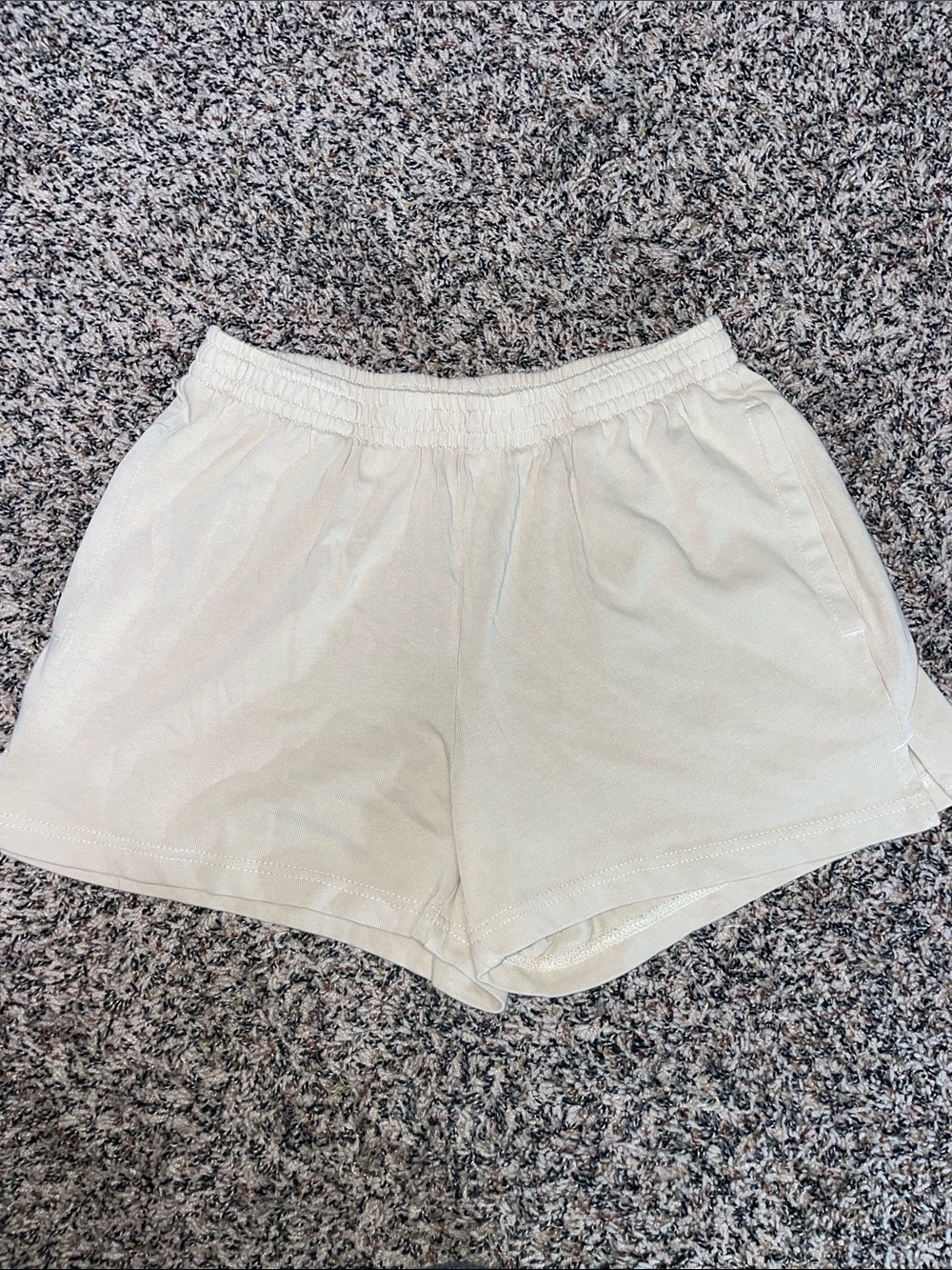 Casual Cotton Pull On Elastic Waist Lounge Shorts Light Tan Wild Fable XS NWOT
